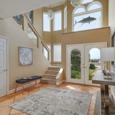 Coastal Foyer With Fish