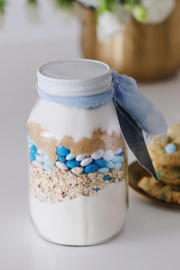 DIY Hanukkah Cookie Mix Jar