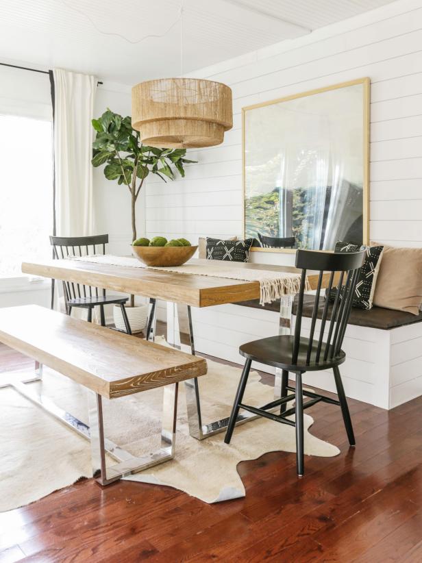 How to Use Your Dining Room as an Office Dining Room Office Ideas HGTV