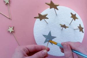 How to Make Stars using Cardboard Tubes for the Holidays - Sky Lark House