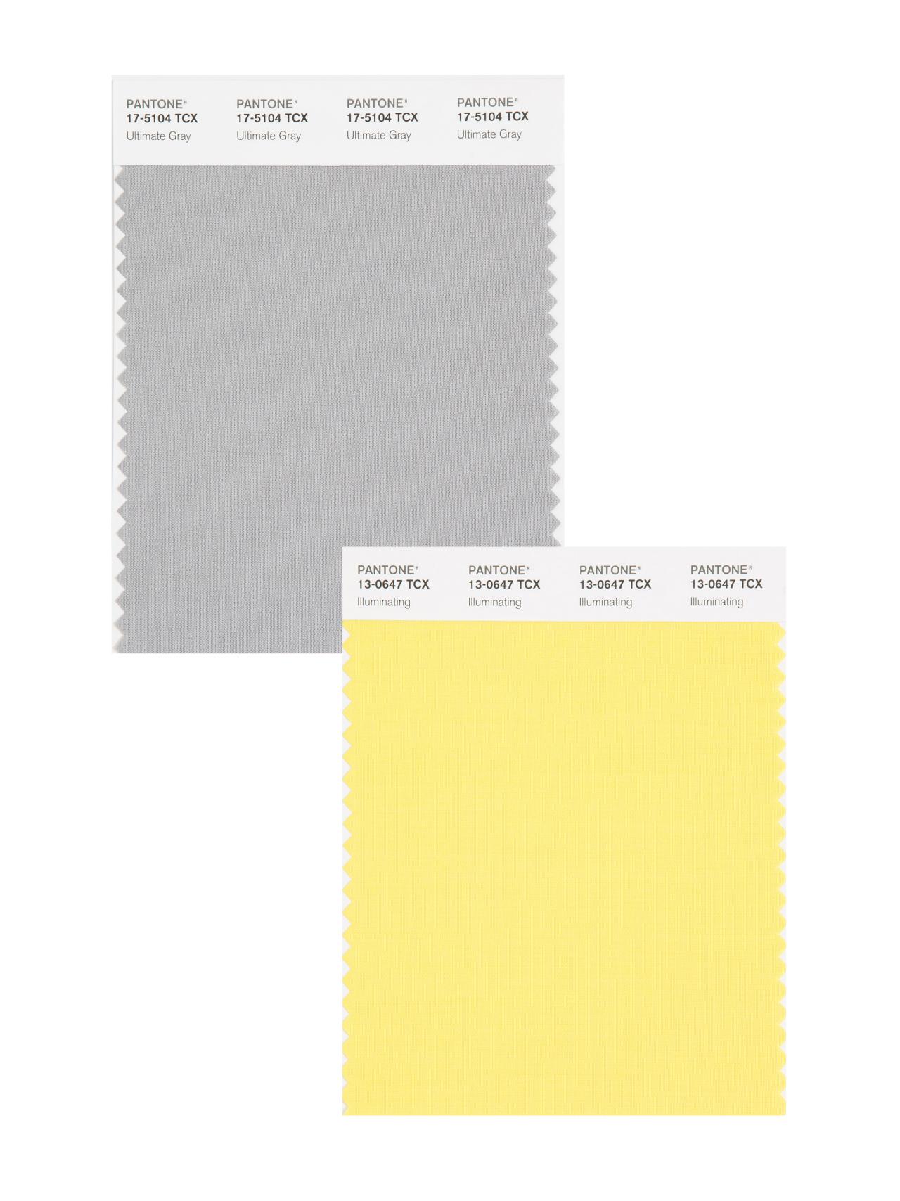 Pantone Announces Ultimate Gray and Illuminating as 2021 Colors of the
