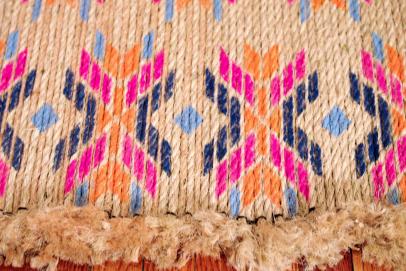 How to Make a Boho Jute Rug From Two Cheap Doormats