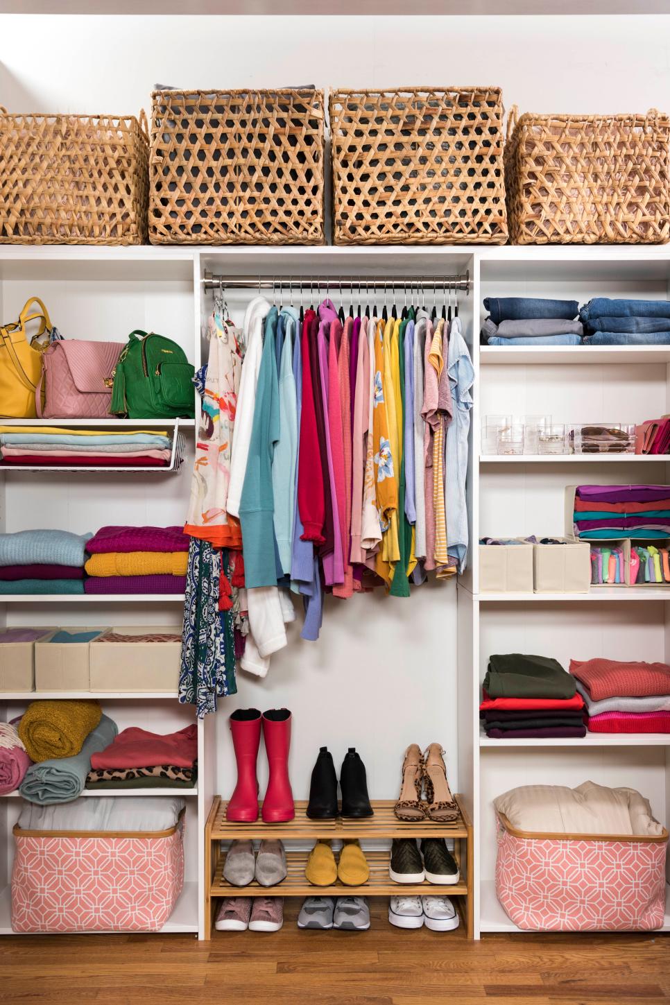 How to Organize a Small Closet | HGTV