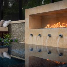 Fire Feature and Pool