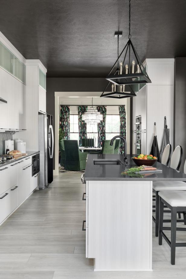 Best Kitchen Flooring Options Choose, Do You Put Vinyl Flooring Under Kitchen Cabinets