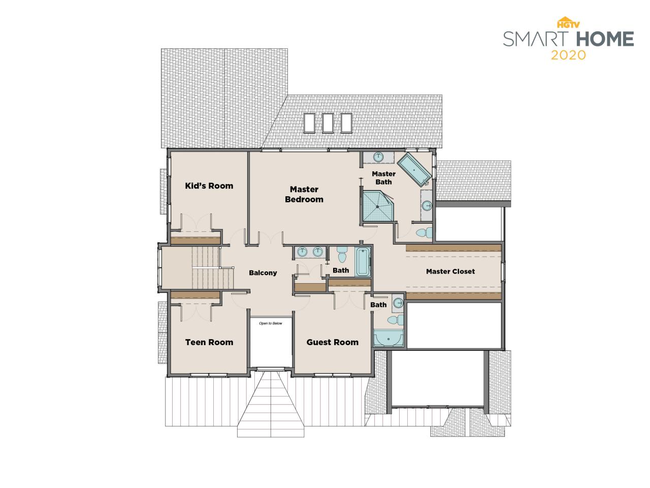 HGTV Smart Home 2020 Floor Plan | Tour the HGTV Smart Home 2020 in