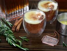 For a comforting and yummy twist on classic hot buttered rum, try this bourbon cocktail to keep you warm all winter. It’s a cozy drink that's perfect for chilly winter nights.