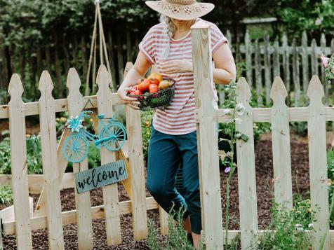 Turn a Picket Fence Panel Into a Gorgeous Garden Gate