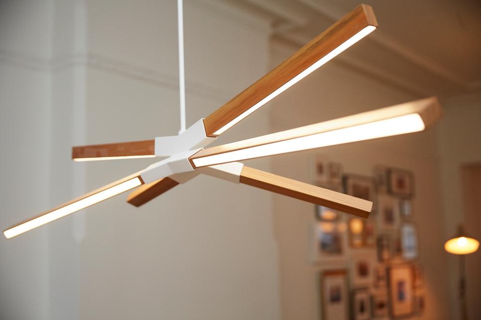 Modern Wooden Chandelier Hgtv