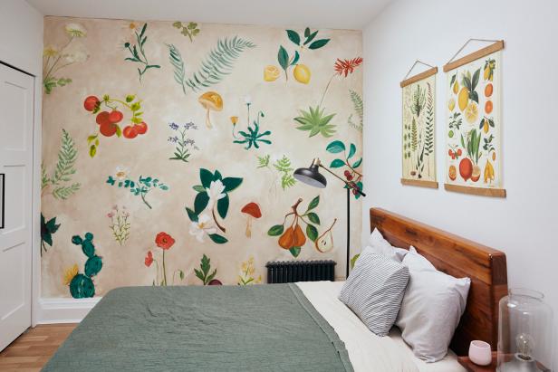 Garden-Themed Guest Bedroom | HGTV