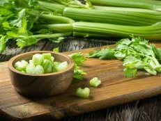 Preparing Celery For Cooking