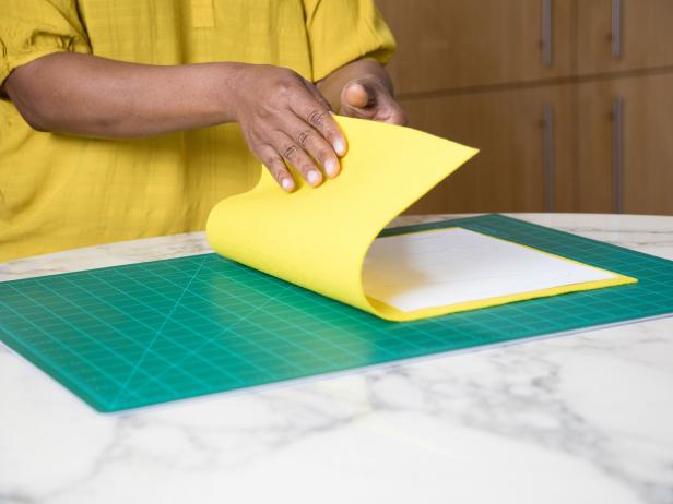 Wrapping felt around card stock makes it stronger and gives it more rigidity.