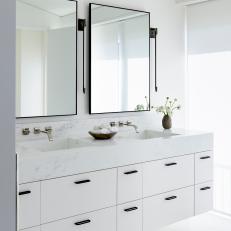 Contemporary Double Vanity Bathroom