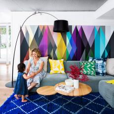 Vibrant, Modern Living Room
