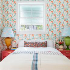 Colorful Bohemian Guest Room