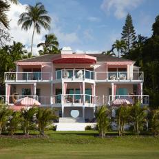 Bahamas Vacation Home is Pretty in Pink