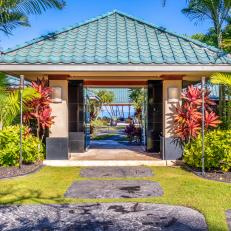 Tropical Exterior and Walkway