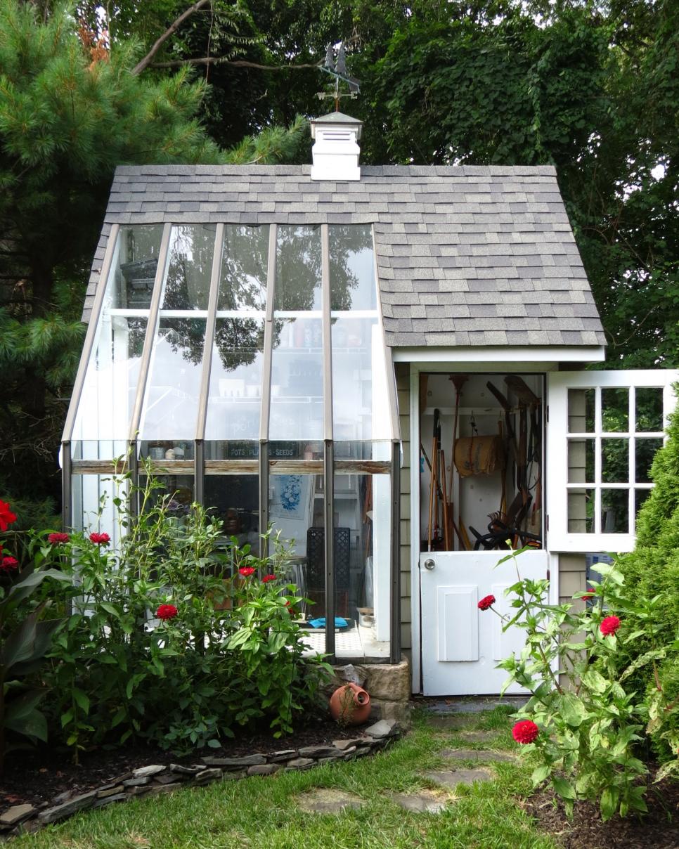 Garden Shed With Glass Front | HGTV