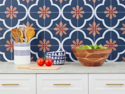 How to Tile a Backsplash with Vintage Tiles - MY 100 YEAR OLD HOME