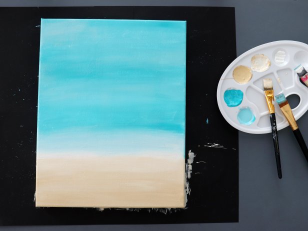 How To Make A Diy Beach Scene Painting 