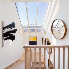 Staircase With Skylight Roof