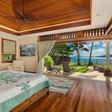 Tropical Bedroom With Open Walls