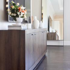 Modern Bedroom Dresser and Mirror