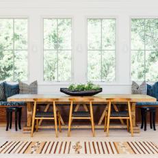 Family-Friendly Dining Area With Banquette Seating