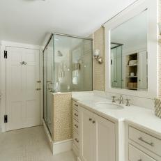 Neutral Guest Bathroom With Shower