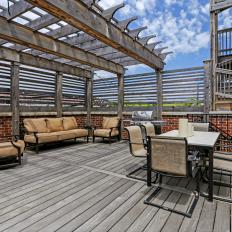 Roof Top Deck With Pergola