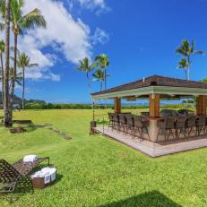 Tropical Backyard and Outdoor Bar