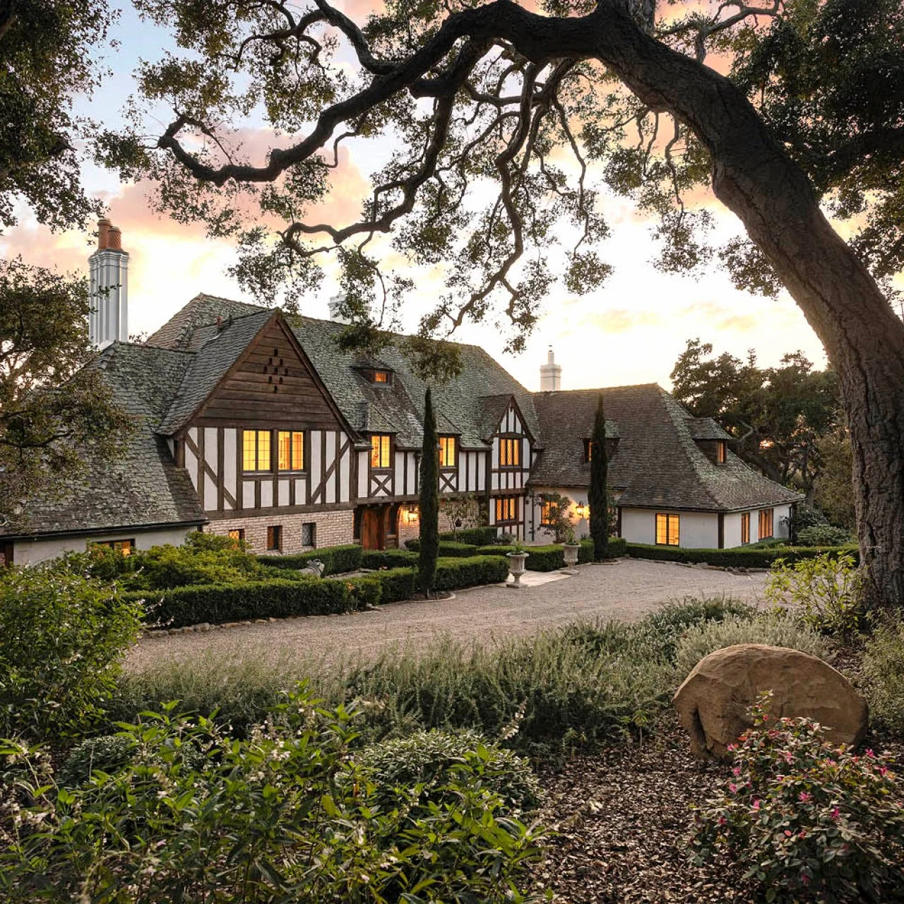 Monecto English Style Montecito Mansion