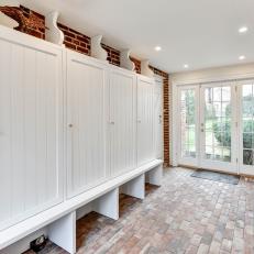 Mudroom With Stone Floor