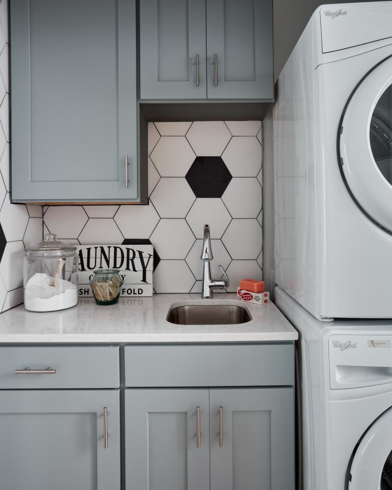 Laundry Room With Orange Soap