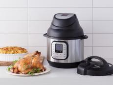 For those who want to try air frying their favorite foods but have run out of room to store yet another kitchen appliance, Instant Pot's Air Fryer Lid is the perfect solution.