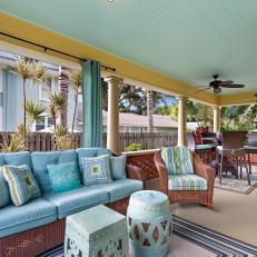 Porch in Tropical Colors