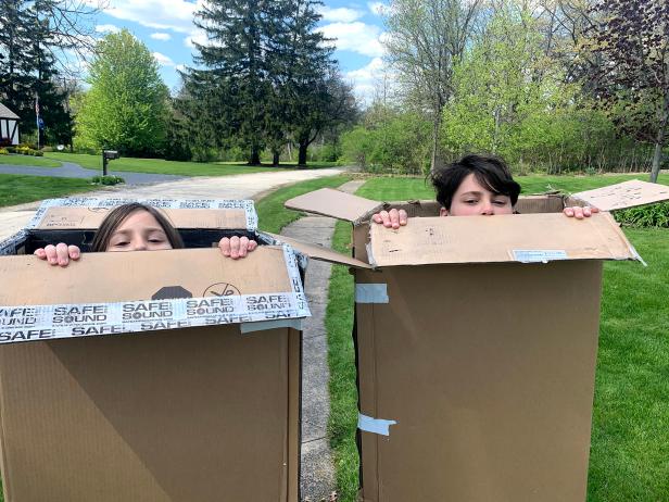 Build a Cardboard City From Upcycled Boxes