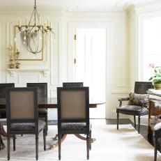Neutral Dining Room Filled With Light