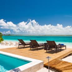 Beachfront Deck and Pool
