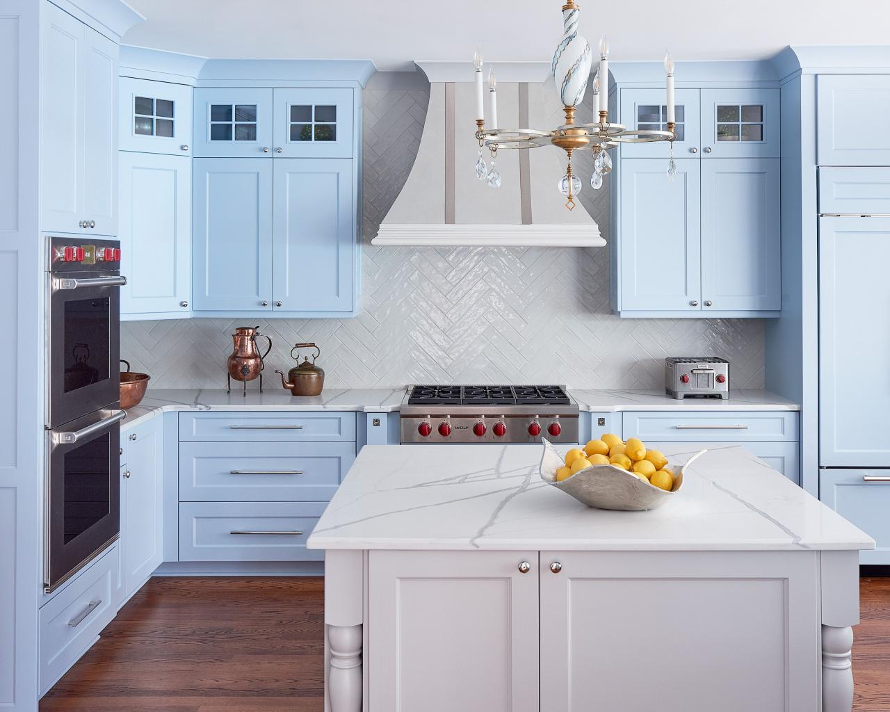 How to Pull Off a Powder Blue Kitchen
