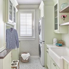 Delicate Touch in a Heavy-Duty Laundry Room