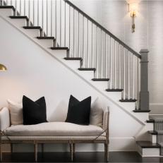 Stairs and White Sofa