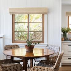 Rustic Design Elements Create Casual and Inviting Breakfast Nook