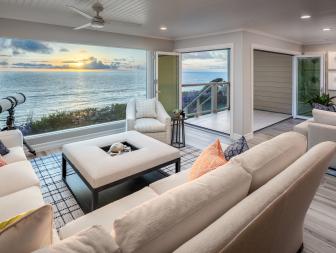 Living Room With Ocean View