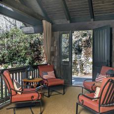 Screened Porch and Stream