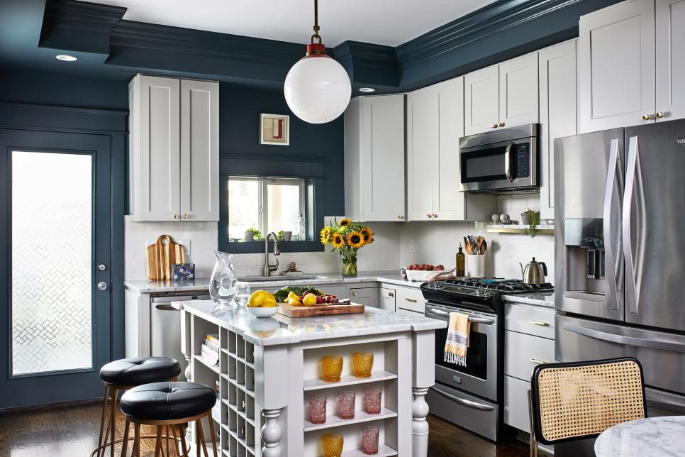 36 Best Kitchen Paint Colors And Color Combinations - Best Color To Paint Kitchen Cabinets 2021