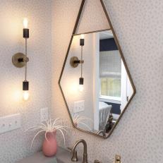 Small Modern Bathroom With Eclectic Flair