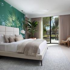 Tropical, Contemporary Bedroom