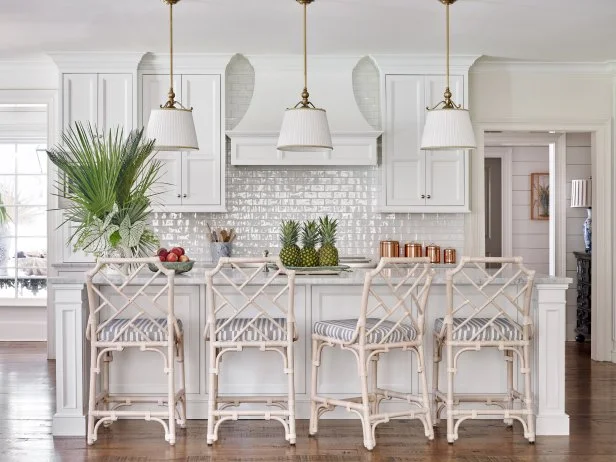 Tour this Coastal Kitchen and Dining Room with Colonial Details | HGTV
