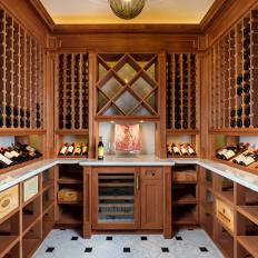 Wine Cellar With Marble Floor